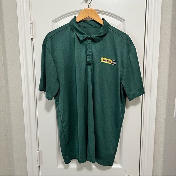 Port Authority Mustang Cat Men’s Short Sleeve Polo Size XL - Picture 1 of 4